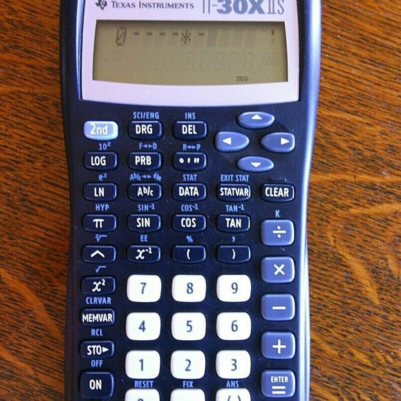 Calculator Solar Texas Instruments Math Scientific 2-Line TI-30X IIS Black Desk - Picture 11 of 16